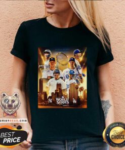 Funny World Series Championships New York Vs Los Angeles 2024 V-neck
