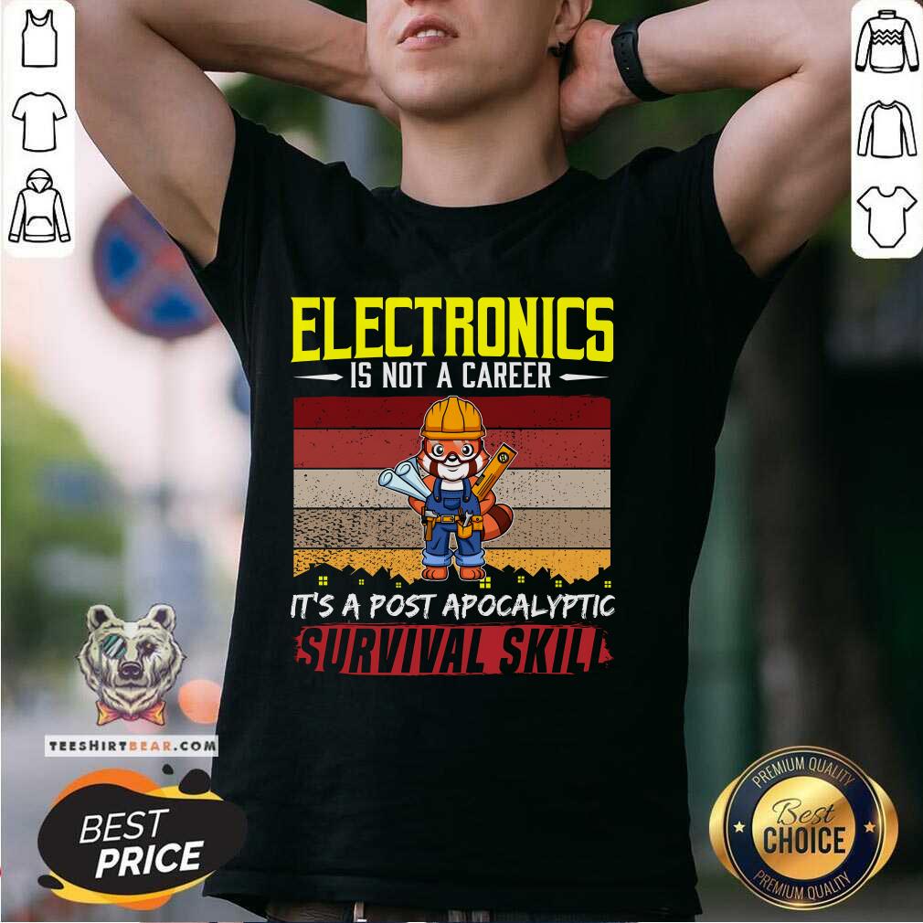 Good Cute Electrician Is Not A Career Electricity Wire T-Shirt