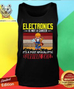 Good Cute Electrician Is Not A Career Electricity Wire Tank-top