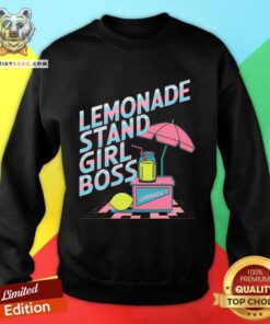Good Cute Transfeminine Lemonade Stand Girl Boss Lemonade Sweatshirt