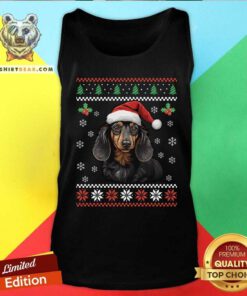Good Dachshund Dog Ugly Christmas Sweater Xmas For Lovers Tank-top