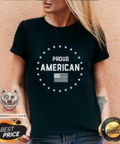 Good Danica Patrick Wearing Proud American V-neck