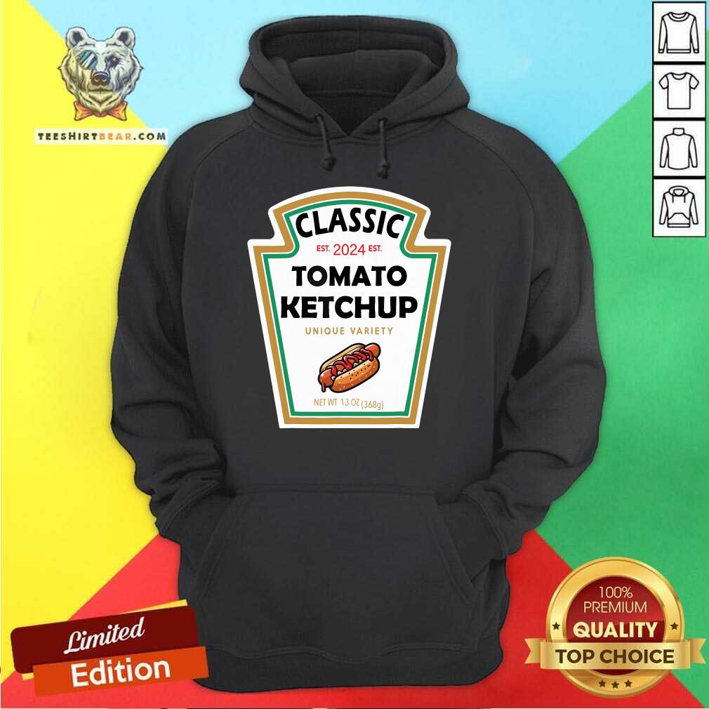 Good Happy Halloween 2024 Costume Matching Mustard Condiments Hoodie