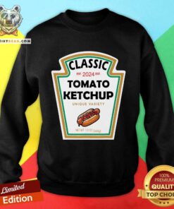 Good Happy Halloween 2024 Costume Matching Mustard Condiments Sweatshirt