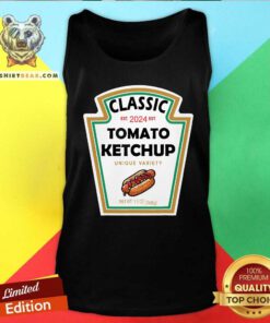 Good Happy Halloween 2024 Costume Matching Mustard Condiments Tank-top