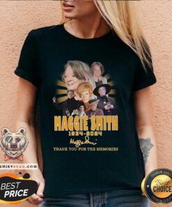 Good Maggie Smith 1934-2024 Thank You For The Memories V-neck