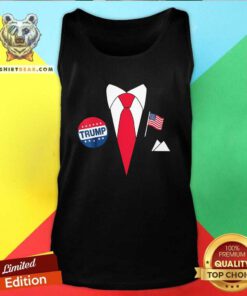 Hot Easy Tie And Suit Trump Donald Support Donald Trump President Tank-top