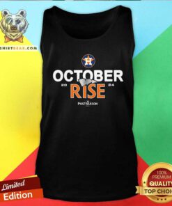 Hot Houston Astros October Rise 2024 Postseason Tank-top