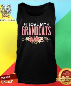 Hot I Love My Grandcats Cat Lover Granddad Grandma Grandparent Tank-top