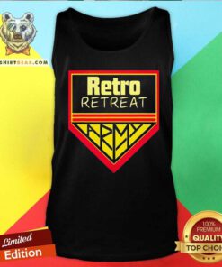 Hot Join The Retro Retreat Army Tank-top