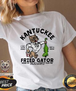 Hot Kantuckee The Fried Gator V-neck