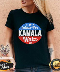 Hot Latinos For Harris Walz 2024 Kamala America Election V-neck