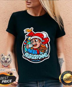 Hot Lukasbs Burgerpommes Christmas V-neck