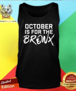 Hot October Is For The Bronx Tank-top