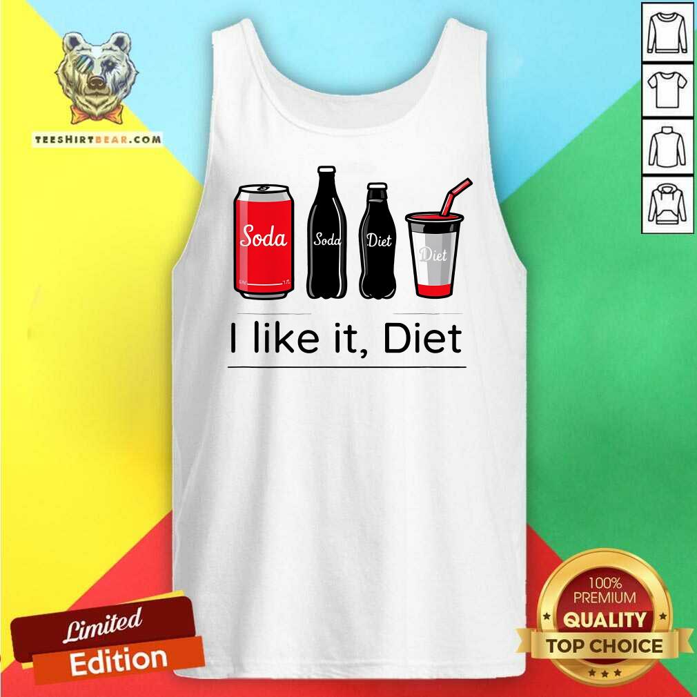 Hot Soda I Like It Diet Essentials Morning Beverage Tank-top