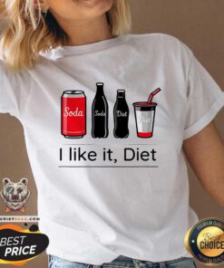 Hot Soda I Like It Diet Essentials Morning Beverage V-neck