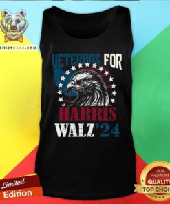 Hot Veterans For Harris Walz 2024 Vote Tim Walz Kamala Harris Tank-top