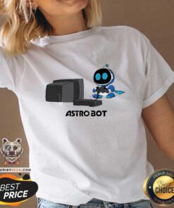 Nice Astro Bot Playing Video Game V-neck
