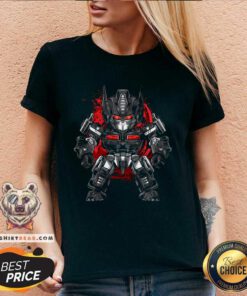 Nice Cute Chibi Nemesis Prime V-neck