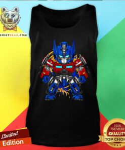 Nice Cute Chibi Optimus Prime Tank-top