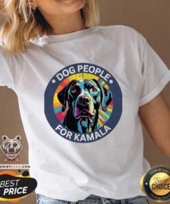 Nice Dog People For Kamala Harris V-neck