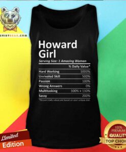 Nice Howard Girl Wi Wisconsin Funny City Home Roots USA Tank-top