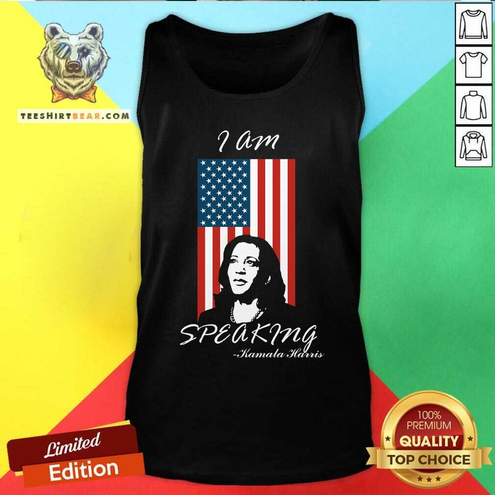 Nice I Am Speaking Harris Pence VP Debate Tank-top