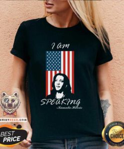 Nice I Am Speaking Harris Pence VP Debate V-neck