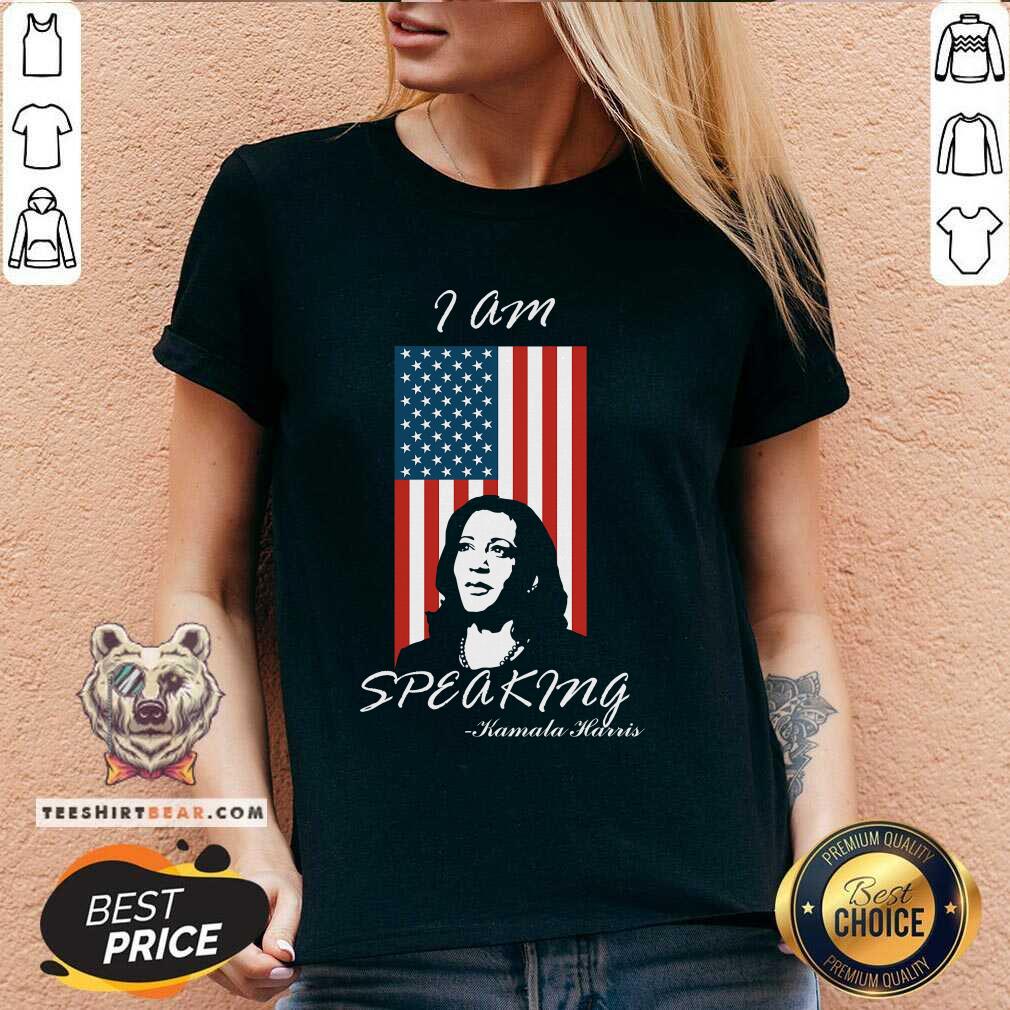 Nice I Am Speaking Harris Pence VP Debate V-neck