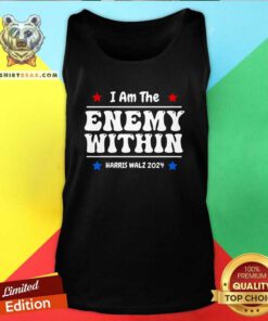 Nice I Am The Enemy Withinharris Walz 2024 Groovy Tank-top