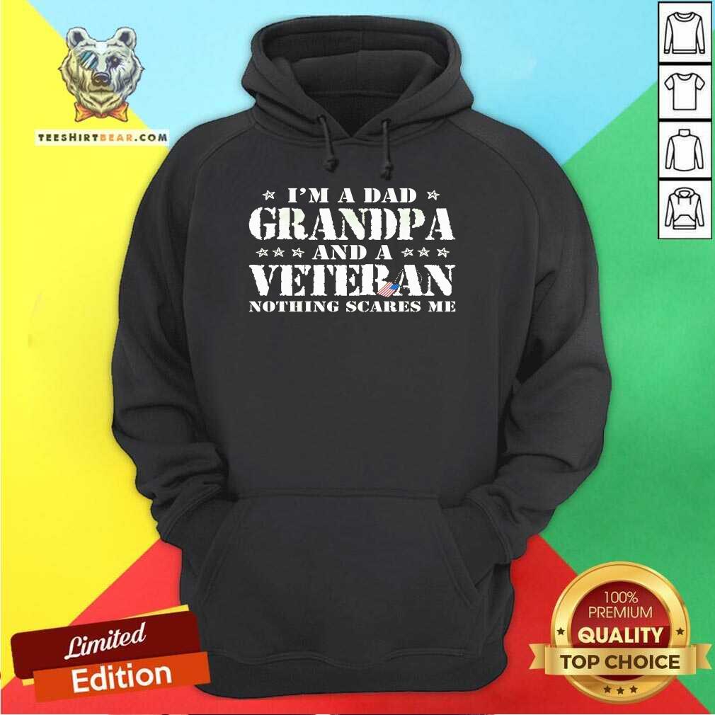 Nice I'm A Dad Grandpa Veteran Father's Day Hoodie