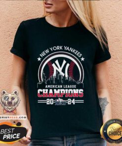 Nice New York Yankees 2024 ALCS Champions V-neck