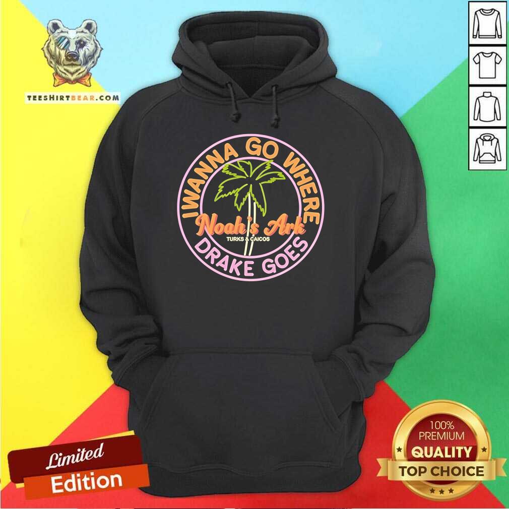 Nice Noah's Ark I Wanna Go Where Drake Goes Hoodie