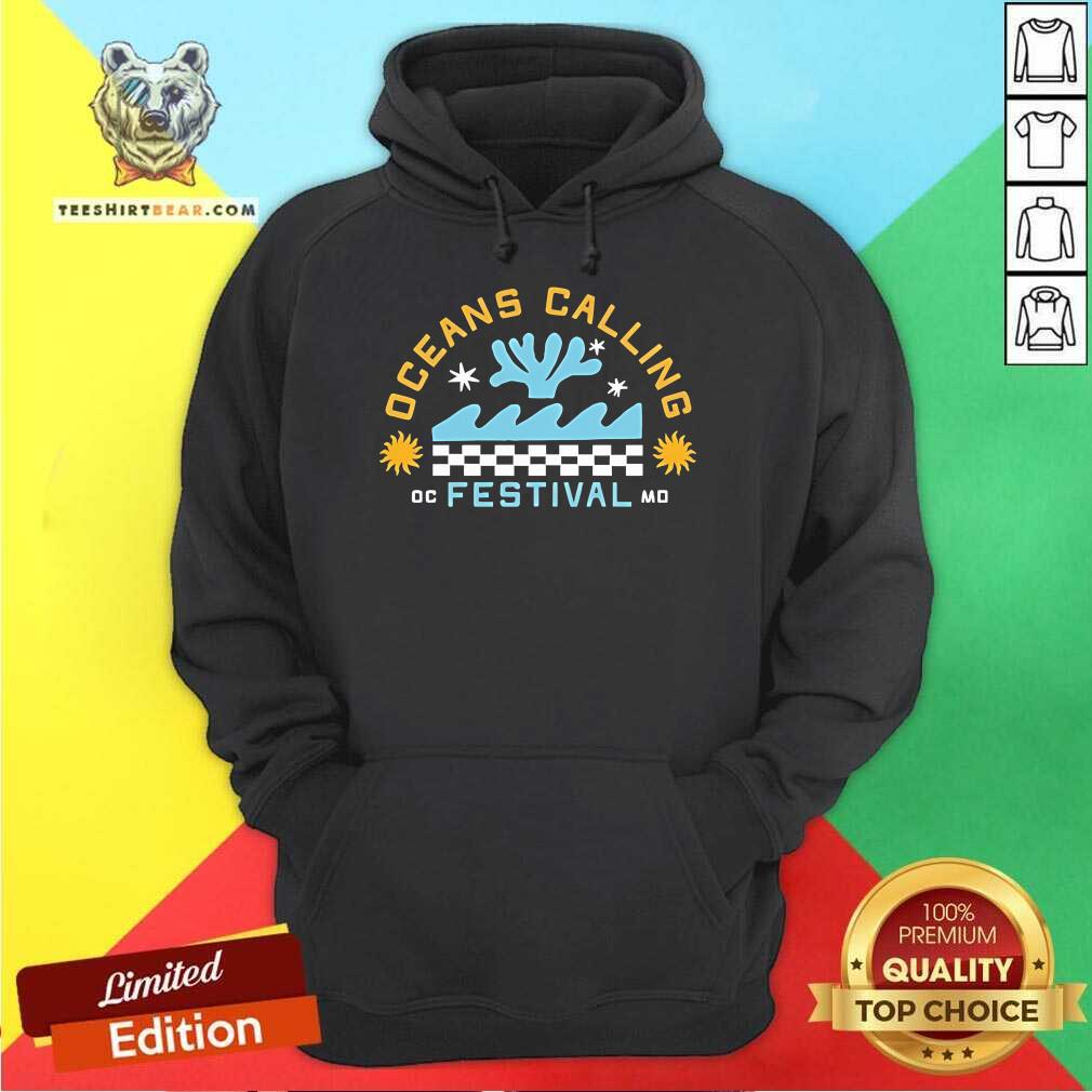 Nice Oceans Calling Festival Checkered Hoodie