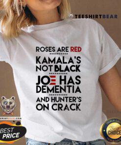 Nice Trump Take America Back Roses Are Red Kamalas Not Black V-neck