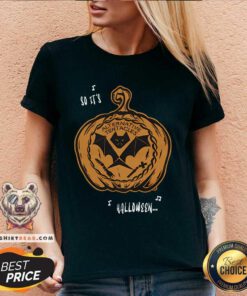 Official At Pumpkin Bat Femme V-neck