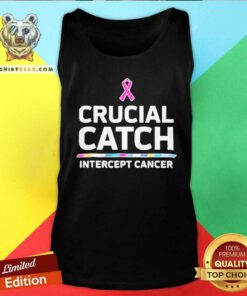Official Awareness Crucial Catch Intercept Cancer Tank-top
