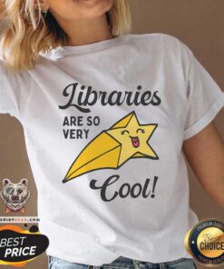 Official Bookish Librarian Libraries Are So Yert Cool V-neck