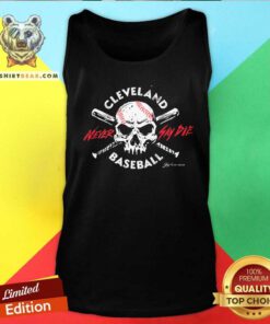 Official Cleveland Baseball Never Say Die Tank-top