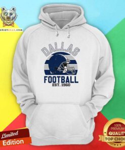 Official Dallas Football Est 1960 Team Supporter Hoodie