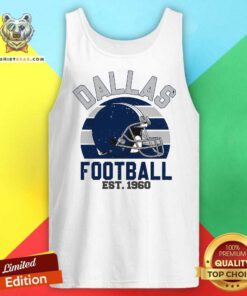 Official Dallas Football Est 1960 Team Supporter Tank-top