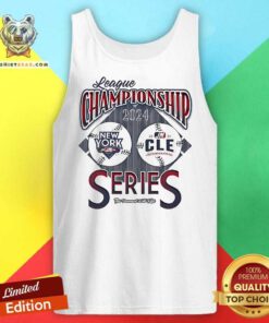Official League Championship Series The Pennant New York And CLE 2024 Tank-top