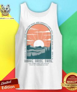 Official Oak Stone Feast Of Tabernacles Awake Arise Shine Window Tank-top