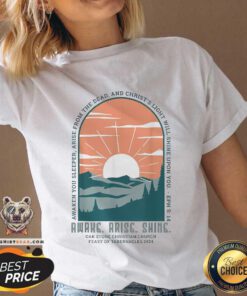 Official Oak Stone Feast Of Tabernacles Awake Arise Shine Window V-neck