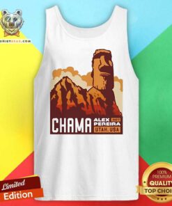 Official Poatan Chama Alex Pereira 307 Stonehead Tank-top