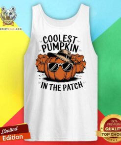 Official Pumpkin Power The Coolest Pumpkin In The Patch Tank-top