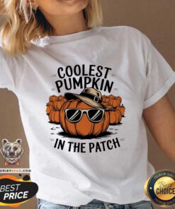Official Pumpkin Power The Coolest Pumpkin In The Patch Official Pumpkin Power The Coolest Pumpkin In The Patch V-neck