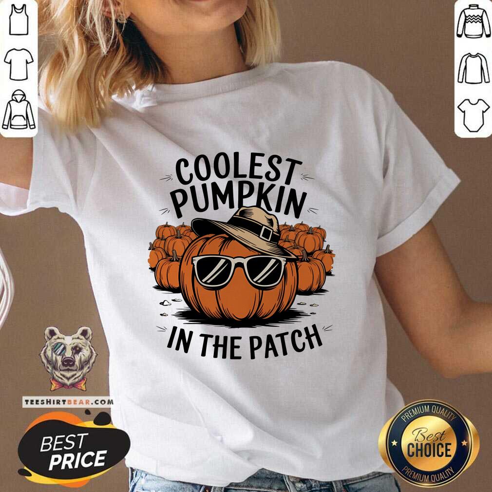 Official Pumpkin Power The Coolest Pumpkin In The Patch Official Pumpkin Power The Coolest Pumpkin In The Patch V-neck