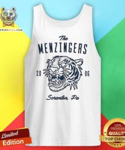 Official The Menzingers Scranton Pa Tiger Tank-top