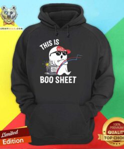 Official This Is Boo Sheet Election Day Ghost Of Trump Voter Hoodie